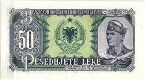 Albanien 50 Lek&eacute; Skanderbeg - Soldier - 1957