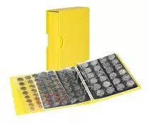 Album Jaune - Pour monnaies avec bo&icirc;tier de protection