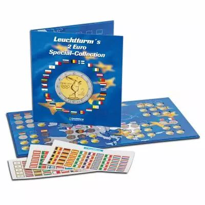 Album numismatique PRESSO  Euro collection pour pi�ces de monnaie de 2 euros