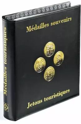 Album OPTIMA pour m�dailles souvenirs avec 5 pochettes OPTIMA