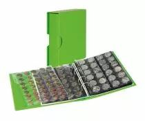 Album Vert - Pour monnaies avec bo&icirc;tier de protection