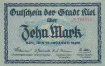 Alemania  10 mark 1918 - Stadt Kiel