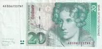 Alemania (Rep�blica Federal) 10 D Mark - Annette von Drosteh�lshoff - 1991 - VF+ - P39a