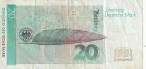 Alemania (Rep&uacute;blica Federal) 10 D Mark - Annette von Drosteh&uuml;lshoff - 1991 -Serial AL - P39a