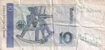 Alemania (Rep&uacute;blica Federal) 10 D Mark - Carl Friedr Gauss - 1993 - TTB - P.38c