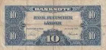 Alemania (Rep&uacute;blica Federal) 10 Deutsche Mark  - Justice and work - 1949 - F+ - P.16a