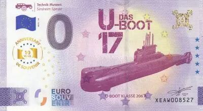 Alemania 0 Euro - U DAS BOOT 17 - 2025  - Anniversary