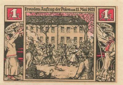 Alemania 1 Mark - Bielschowitz - 1921 - Notgeld