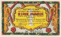 Alemania 1 Mark - Blomberg - 1921 - Notgeld
