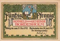 Alemania 1 Mark - Bordesholm - 1921 - Notgeld