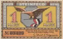Alemania 1 Mark - State of Steinfeld - 30-11-1921 - Number 03429