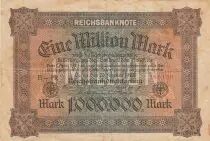 Alemania 1 Millionen Mark  - 1923 - Various serial
