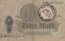 Alemania 10 Mark - WWI propaganda - Coat of arms - 1906 - P.9b