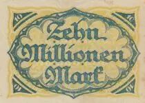 Alemania 10 millionen Mark - City of Kreis Moers - 1923