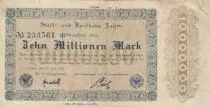 Alemania 10 Millionen Mark - State of Aachen - 20-07-1923 - Number 233561