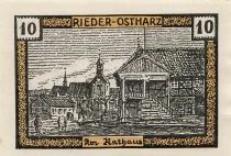 Alemania 10 Pfennig - Rieder - Notgeld - 1921