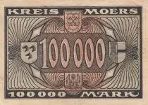 Alemania 100 000 Mark - City of Kreis Moers - Num 433430 - 1923