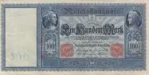 Alemania 100 Mark - Mercure et C&eacute;r&egrave;s - 07-02-1908 - Serial B
