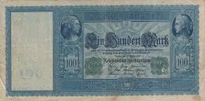 Alemania 100 Mark - Mercure et C�r�s - 21-04-1910 - Serial G