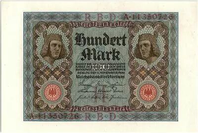 Alemania 100 Mark Bamberg horseman - 1920 - P.69 - Serial A - AU