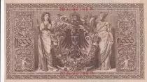 Alemania 1000 Mark - Allegorical figures - Red seal - 1910 - 7 digit serial N