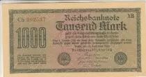 Alemania 1000 Mark Dk green on green and lilac - 1922 - VF - P.76