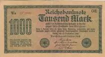 Alemania 1000 Mark Dk green on green and lilac - 1922 - VF - P.76