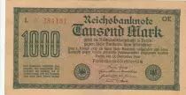 Alemania 1000 Mark Dk green on green and lilac - 1922 - VF - P.76