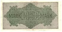 Alemania 1000 Mark Dk green on green and lilac - 1922 - VF - P.76