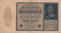 Alemania 10000 mark - Portrait by Albrecht D&uuml;rer - Reichsbanknote - Serial B - 1922