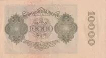 Alemania 10000 mark - Portrait by Albrecht D&uuml;rer - Reichsbanknote - Serial J - 1922
