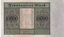 Alemania 10000 Mark - Portrait of man by Durer - 1922 - Serial B letter D
