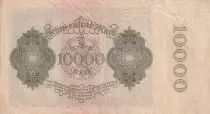 Alemania 10000 Mark Portrait of man by Durer - 1922 - aUNC - P.72 - Serial 13M