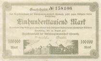 Alemania 100000 Mark - Chemnitz - Notgeld - 1923