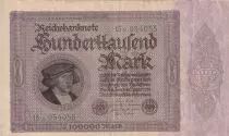 Alemania 100000 Mark - Gisze - 1923 - P.83a