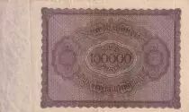 Alemania 100000 Mark - Gisze - 1923 - P.83a