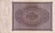 Alemania 100000 Mark Gisze - 1923 - Serial H.01
