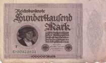 Alemania 100000 Mark Gisze - 1923 - Serial Q.01