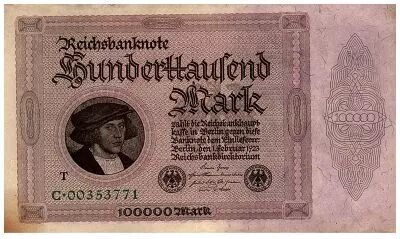 Alemania 100000 Mark Gisze - 1923 - XF - P.83c
