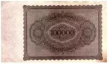 Alemania 100000 Mark Gisze - 1923 - XF - P.83c