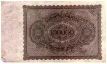 Alemania 100000 Mark Gisze - 1923 - XF - P.83c