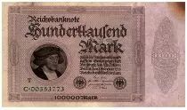 Alemania 100000 Mark Gisze - 1923 - XF - P.83c
