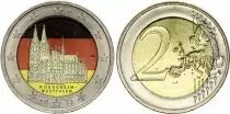 Alemania 2 Euros - Cologne Cathedral - Colorised - J Hamburg - 2011