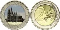 Alemania 2 Euros - Cologne Cathedral - Colorised - J Hamburg - 2011