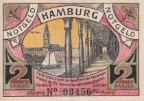 Alemania 2 Mark - Hambourg - Notgeld - 1921