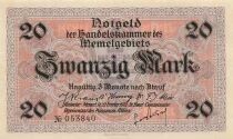 Alemania 20 Mark - Memel - Notgeld - 22-02-1922 - P.6