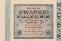 Alemania 20 Milliarden Mark  - 1923 Serial MB-8