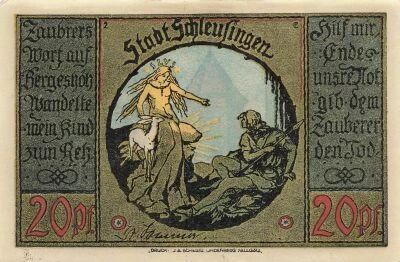Alemania 20 Pfennig - Schleusingen - Notgeld