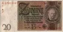 Alemania 20 Reichsmark 1929 - serial B
