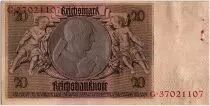 Alemania 20 Reichsmark 1929 - serial B